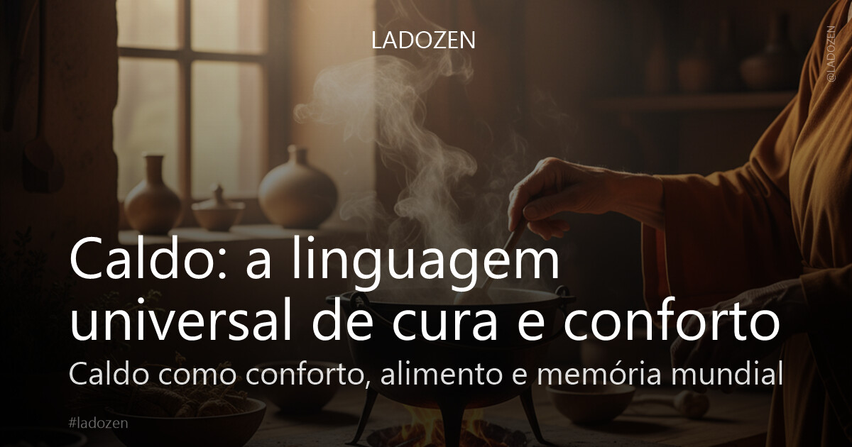Caldo: a linguagem universal de cura e conforto