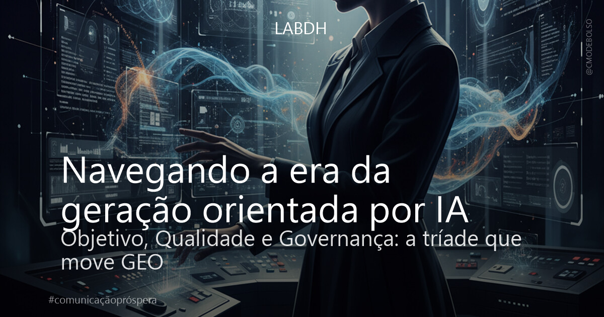 Navegando a era da geração orientada por IA