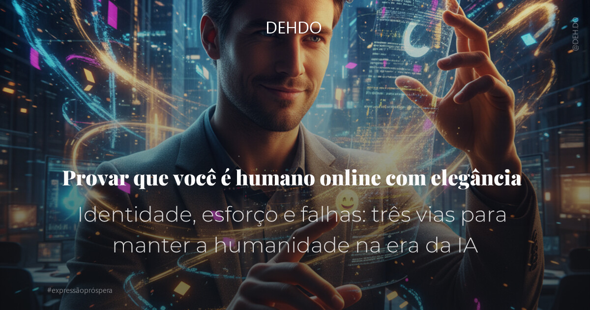 Provar que você é humano online com elegância