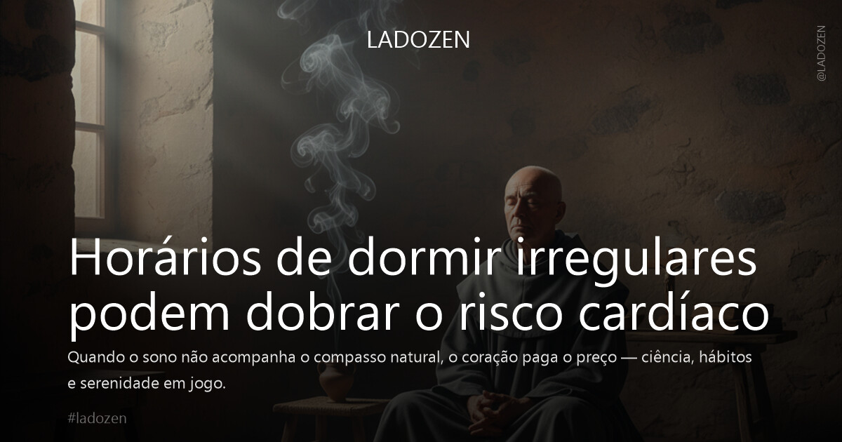 Horários de dormir irregulares podem dobrar o risco cardíaco