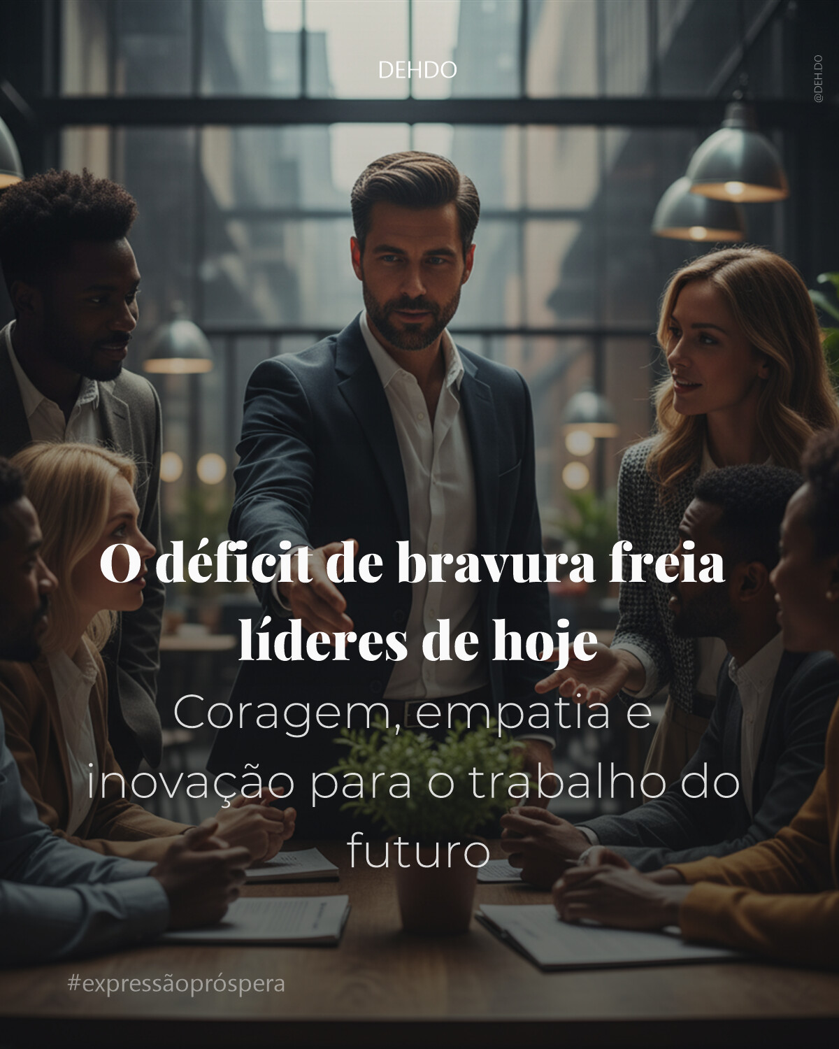 O déficit de bravura freia líderes de hoje