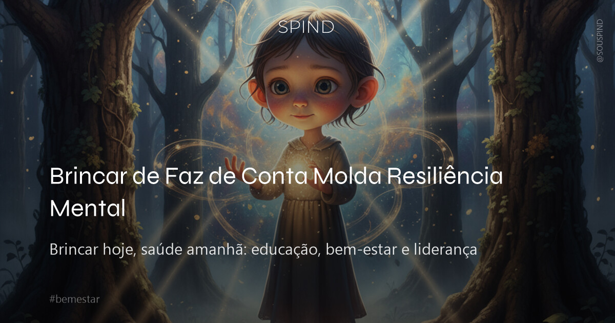 Brincar de Faz de Conta Molda Resiliência Mental
