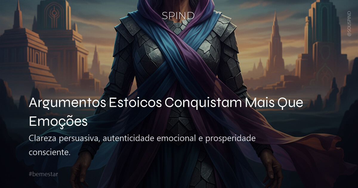 Argumentos Estoicos Conquistam Mais Que Emoções
