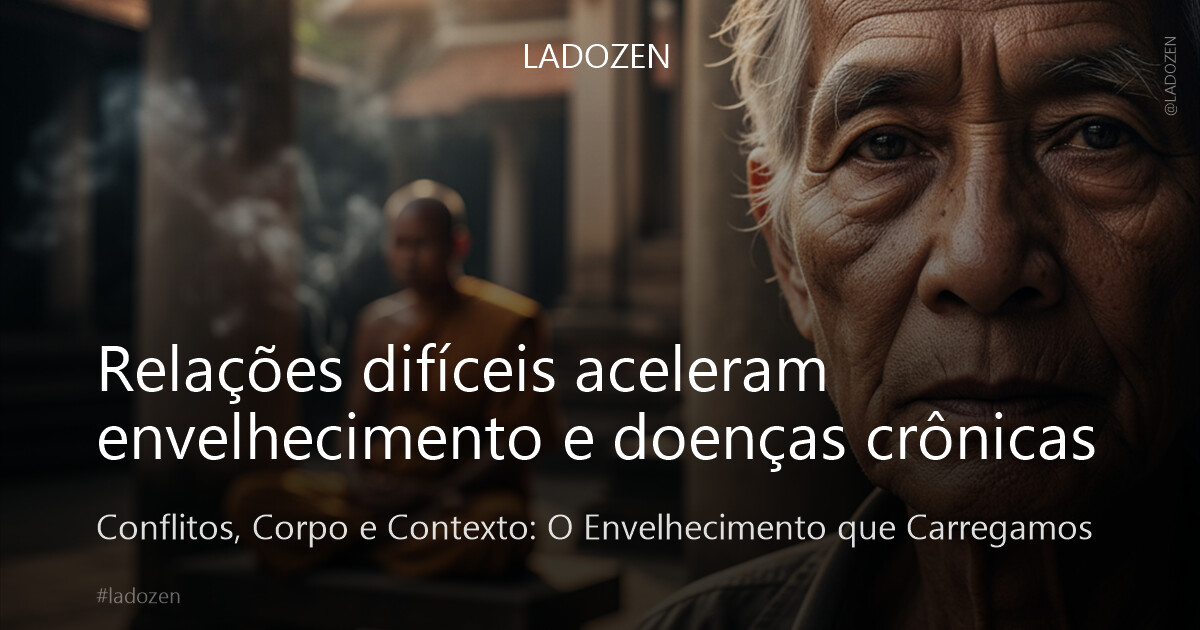 Relações difíceis aceleram envelhecimento e doenças crônicas