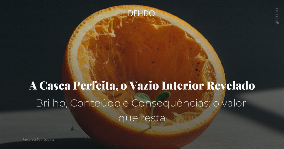 A Casca Perfeita, o Vazio Interior Revelado