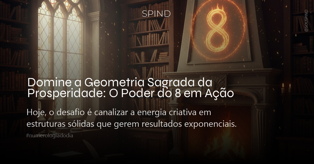Domine a Geometria Sagrada da Prosperidade: O Poder do 8 em Ação