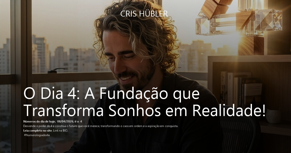 O Dia 4: A Fundação que Transforma Sonhos em Realidade!