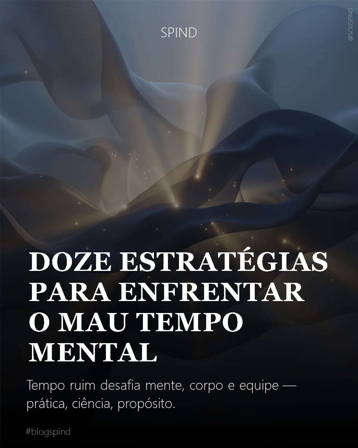 Doze estratégias para enfrentar o mau tempo mental