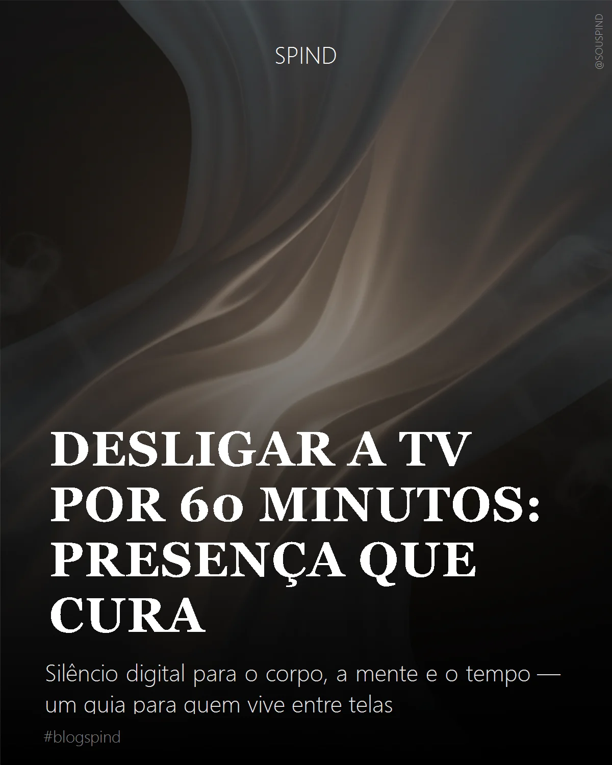 Desligar a TV por 60 minutos: presença que cura