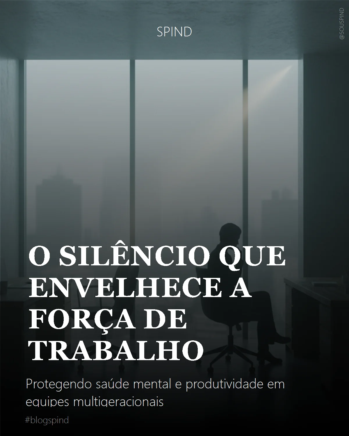 O silêncio que envelhece a força de trabalho