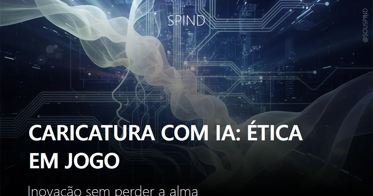 Caricatura com IA: ética em jogo: Inovação sem perder a alma