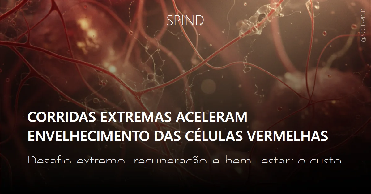 Corridas extremas aceleram envelhecimento das células vermelhas