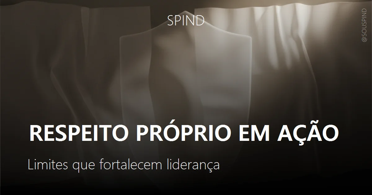 Respeito próprio em ação: Limites que fortalecem liderança