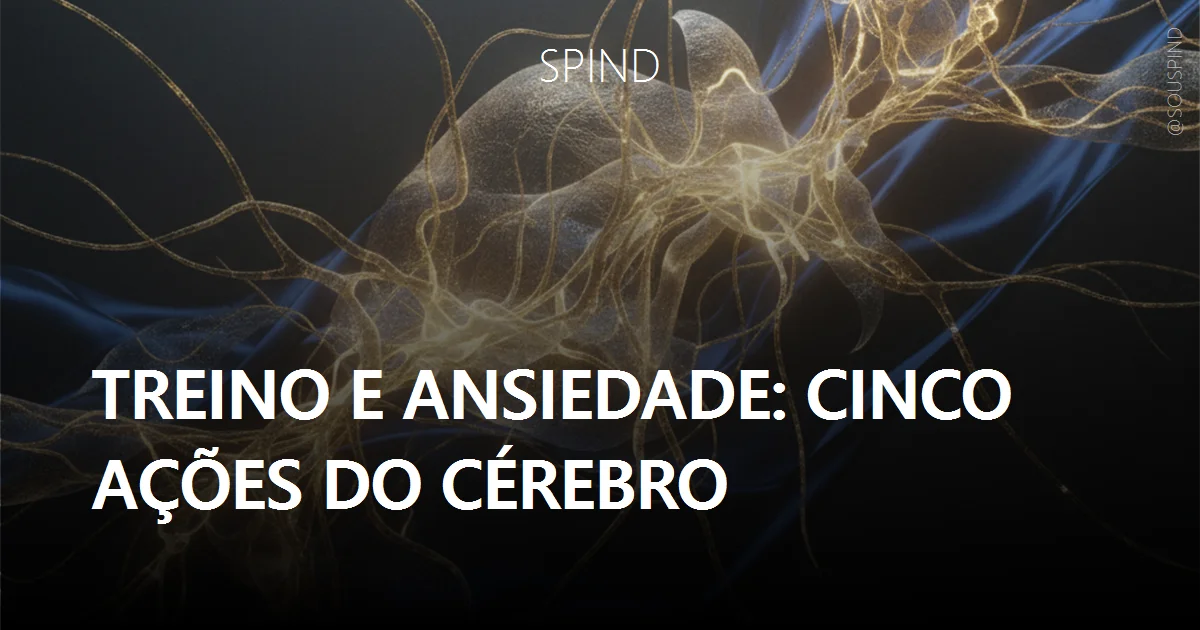 Treino e Ansiedade: Cinco Ações do Cérebro