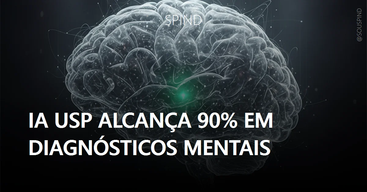IA USP alcança 90% em diagnósticos mentais