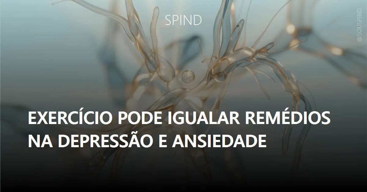 Exercício pode igualar remédios na depressão e ansiedade